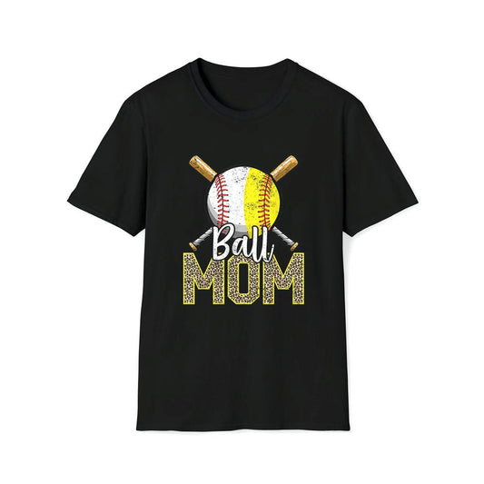 Ball Mom Baseball Softball Mama Women Mother's Day T Shirt, Mother's Day T shirt, Mothers Day Tee, Mother's Day Gift