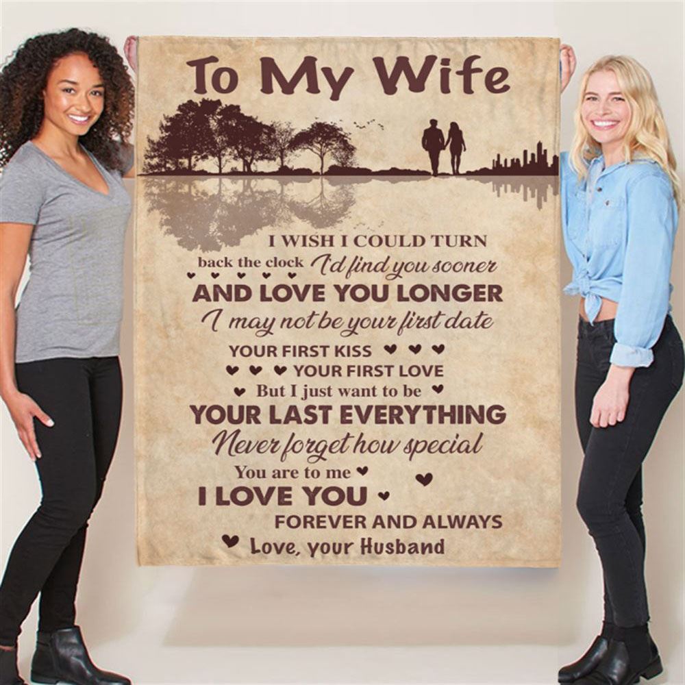 Personalized To My Wife Your Last Everything Love You Forever Always Gift Ideas From Husband Guitar Blanket, Mother's Day Blanket