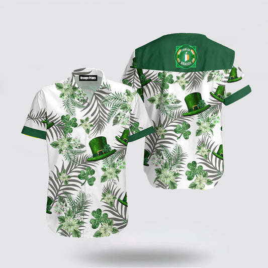 Beach Irish Saint Patrick Day Hawaiian Shirt Hoodifize