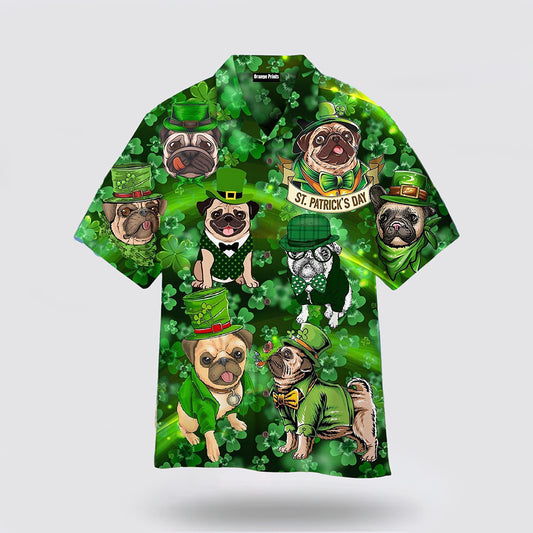 Dog Love Irish Happy Patrick Day Hawaiian Shirt Hoodifize