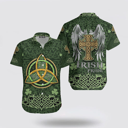Irish Saint St Patrick Day Hawaiian Shirt Hoodifize