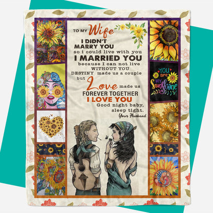 Sunflower Hippie Blanket, Best Anniversary Gift For Wife, Birthday Gift For Wife,  Anniversary Gifts For Wife