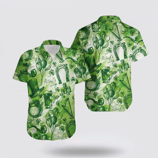 Whole Green SaintPatrick's Day Vintage Hawaiian Shirt Hoodifize