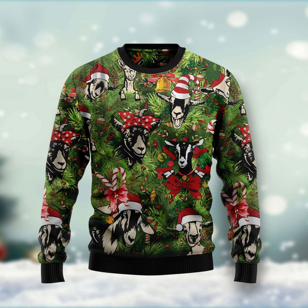 Christmas Goats  Ugly Christmas Sweater