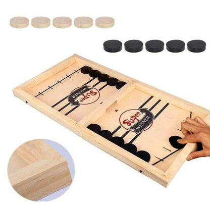 Wooden Sling Hockey Board Game - Gift Ideas For Christmas 2024