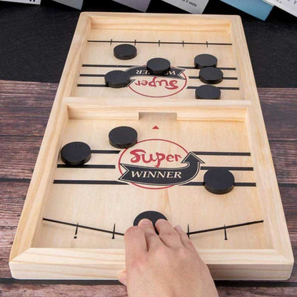 Wooden Sling Hockey Board Game - Gift Ideas For Christmas 2024