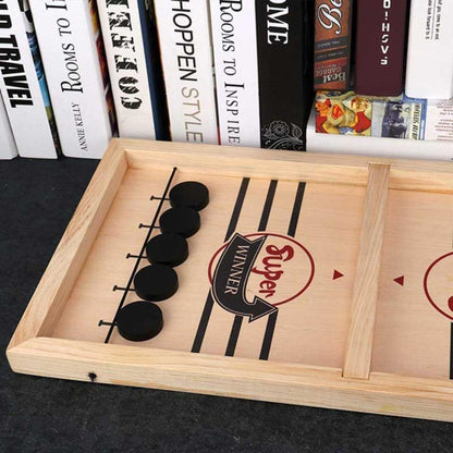 Wooden Sling Hockey Board Game - Gift Ideas For Christmas 2024