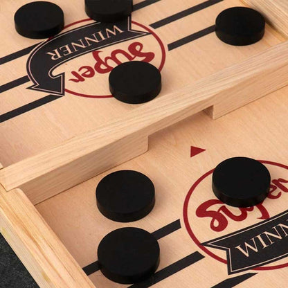 Wooden Sling Hockey Board Game - Gift Ideas For Christmas 2024