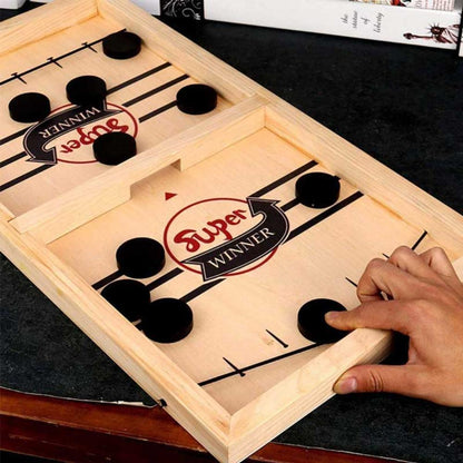 Wooden Sling Hockey Board Game - Gift Ideas For Christmas 2024