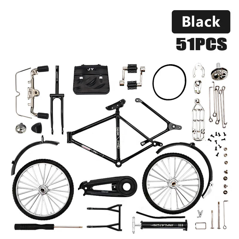 51 PCS DIY Retro Bicycle Model Ornament For Kids -  Gift Ideas For Christmas 2024