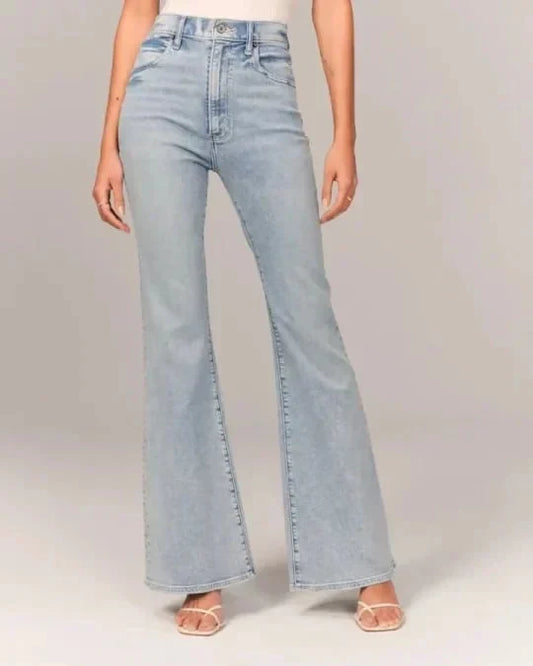 Ultra High Rise Stretch Flare Jeans